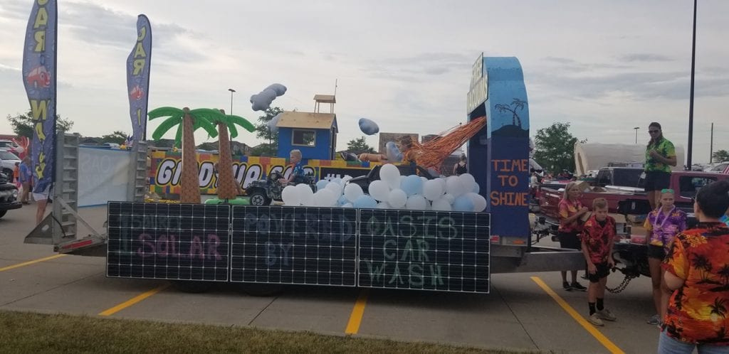 Ankeny Summerfest Parade Oasis Car Wash